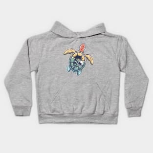 Summer Sea Turtle Kids Hoodie